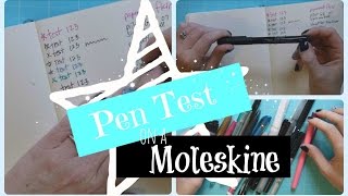 Pen Test on a Moleskine Notebook [upl. by Narual]