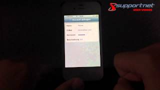 iPhone EMail fuer Googlemail einrichten Supportnet User Video [upl. by Akenihs]