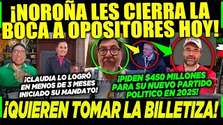 SÁBADAZO NOROÑA TUNDE ESTA NOCHE AL PRIAN ¡ANDAN LLORANDO DINERO DEL PUEBLO ¡CLAUDIA NO SE LOS DA [upl. by Iilek]