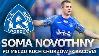 Soma Novothny po meczu Ruch Chorzów 20 Cracovia 25052024 [upl. by Terrej]