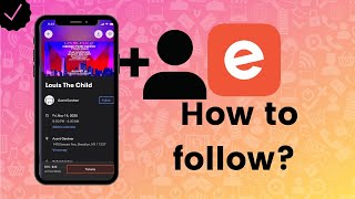 How to follow an organizer in Eventbrite [upl. by Nohsauq]