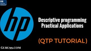 Descriptive programming Practical Applications  HP UFTQTP TutoriaL 32 [upl. by Aral117]