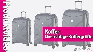 Koffer Die richtige Koffergröße [upl. by Saraiya]