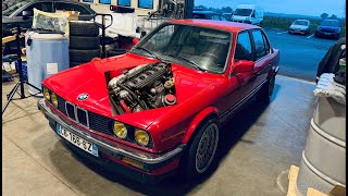 Admission à 1000 euros vs Admi origine Comparatif sur banc BMW e30 swap m54b30 3L collecteur N54 [upl. by Ettennan808]