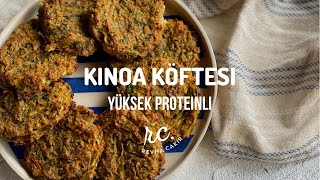 Kinoa Köftesi  Yüksek Proteinliamp Tok Tutar [upl. by Ahseryt574]