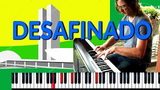 DESAFINADO Jobim  bossa nova  Brazilian piano [upl. by Anaele110]