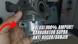 SOLUSI AMPUH  KARBURATOR HONDA SELALU BANJIRBOCOR [upl. by Aihsenet]