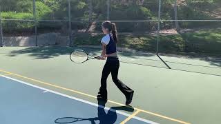 Valina shadow swing backhand 10224 [upl. by Ryun55]