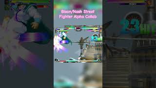 MvC2 Bisons Psycho Crasher to Nash Sonic Break Combo aka Street Fighter Alpha Collab [upl. by Ahtelra]