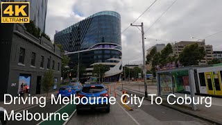 Driving Melbourne City To Coburg  Via Sydney Road  Melbourne Australia [upl. by Farica]