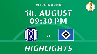 DFBPokal 202425 Round 1  SV Meppen vs Hamburger SV  DFB Pokal Highlights  August 18 2024 [upl. by Ormiston]