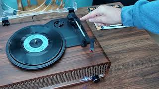 Vinyl Record Player With Bluetooth  Vintage Record player Style [upl. by Augusta]