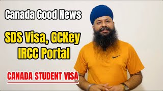 GCKey IRCC Portal SDS Visa College amp University  Canada Student Visa Update August 2023 [upl. by Wolford]