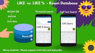 Room DB Like and Like percentage Query in android kotlin [upl. by Shauna]