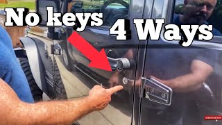 UNLOCK YOUR CAR DOOR IN 20 SECONDS WITHOUT THE KEYS [upl. by Suiravad]