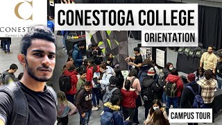 CONESTOGA COLLEGE ORIENTATION SEPTEMBER 2023  Conestoga college Doon campus full campus tour share [upl. by Yeldar]