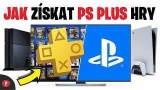 Jak získat ZDARMA hry z PS PLUS  Návod  PS4  PS5 [upl. by Safire]