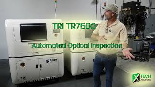 TRI Test Research Inc TR7500 Automated Optical Inspection [upl. by Pirali548]