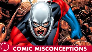 History of ANTMAN  Comic Misconceptions  NerdSync [upl. by Allerym305]