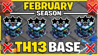 TOP 20 NEW BEST TH13 CWL BASE LINK 2024  TH13 WAR BASE LINK 2024  TH13 BASE LINK CLASH OF CLANS [upl. by Imeon115]