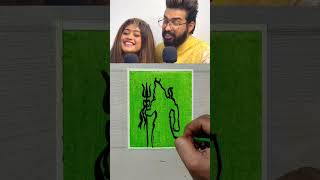 Shiv tandav stotram 😍🙏🏻 viral art shorts trend [upl. by Sundin]