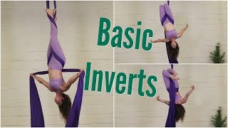 Basic Aerial Silks Inverts  UNIQUE AERIALISTS [upl. by Tehc]