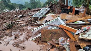 Deslizamento causa ao menos seis mortes no interior de Gramado [upl. by Auroora]