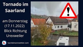 Tornado im Saarland am 17112022 [upl. by Angelle]