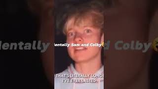 THEIR CLOSED CAPTIONS 😭🤚 samandcolby larray viral funny [upl. by Etnuhs112]