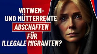 Witwen und Mütterrente abschaffen für illegale Migranten Nicht mit uns [upl. by Odlaner]