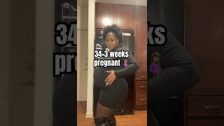 34 weeks pregnant 🤰🏽pregnancyjourney firsttimemoms [upl. by Ahsienek]