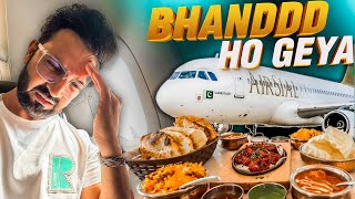 I Eat Indian Food amp Flight With Pakistani Airline AirSial Adventure Ho Geya [upl. by Behnken197]