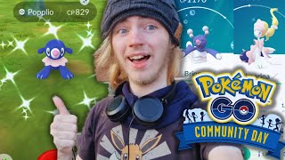 My New Best Community Day Popplio Community Day  Pokémon GO [upl. by Kalfas]