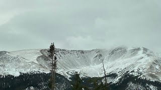 Driving in snow snow rockymountains colorado winterpark snowfall mountains usa usatelugu [upl. by Bollay]