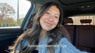 Residency Interview Tips [upl. by Aliekahs247]