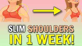 Slim Shoulder Size In 1 Week Challenge Shoulder Size Reduction Workout For Females [upl. by Ezechiel]