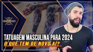 TATUAGENS 2024 Inspirações de Tatuagem Masculina Para 2024  New Old Man [upl. by Anerres]