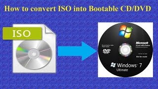 How to convert windows 7 ISO image into bootable cd or dvd [upl. by Naus]