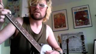 The Bay Metronomy cover  The B of the Bang solo banjo in Wits spare room [upl. by Quinlan434]