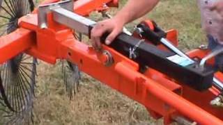 Kuhn SR100 Wheel Rakes Features and Benefits [upl. by Olimpia484]