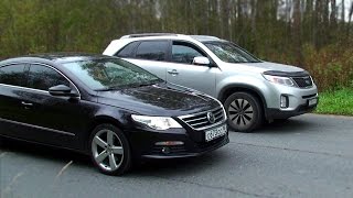 Kia Sorento vs Volkswagen Passat CC [upl. by Croteau]