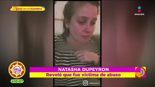 ¡Natasha Dupeyrón confiesa haber sido víctima de abuso  Sale el Sol [upl. by Mayda193]