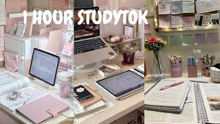 1 HOUR STUDY TOK📚  Study Motivation  Study Aesthetics 🎥 Study Vlogs  ✨TikTok Compilation [upl. by Assilak]