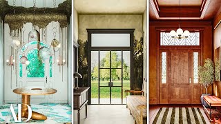 3 Interior Designers Transform The Same Front Door  Space Savers  Architectural Digest [upl. by Manya]