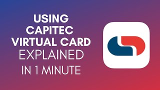 How To Use Capitec Virtual Card 2024 [upl. by Amoakuh]