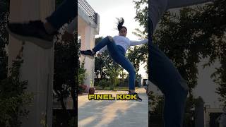 TORNADO kick 🌪 kick taekwondo tkd [upl. by Gurolinick]