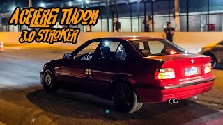 LEVEI A BMW E36 PRO RACHA🔥🔥 ACELERO RAIZ [upl. by Nilloc]