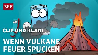 Vulkane wie wo amp warum entstehen sie 🌋  SRF Kids – Clip und klar  Für Kinder erklärt [upl. by Gilliam]