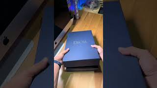 unboxing dior saddle bag from dhgate [upl. by Vashtia]