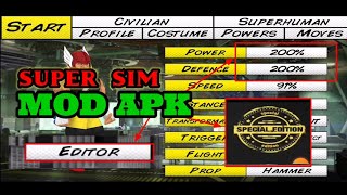 Super Sim Mod APK  Unlock Editor  Special Edition  Latest version [upl. by Fairlie]